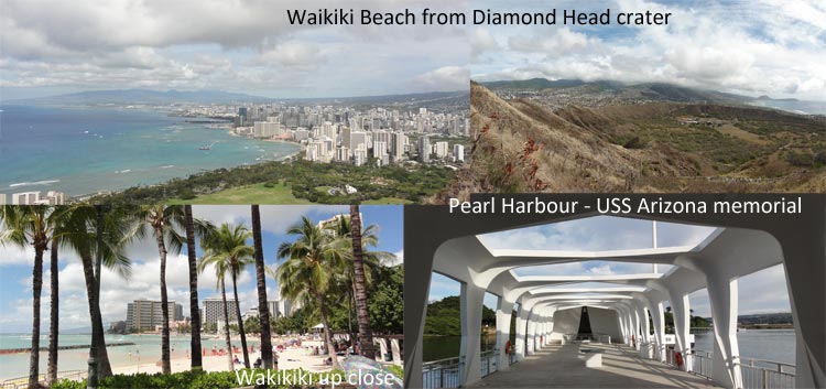 Waikiki beach and Diamond Head